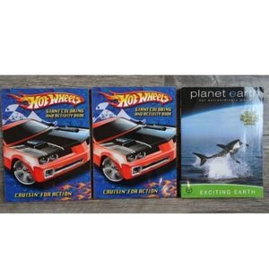 New 3 pack Coloring & Activity Book - 2 Hot Wheels